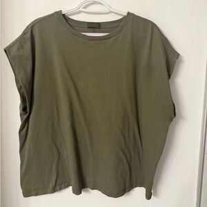 Nuuds olive green muscle tee xl